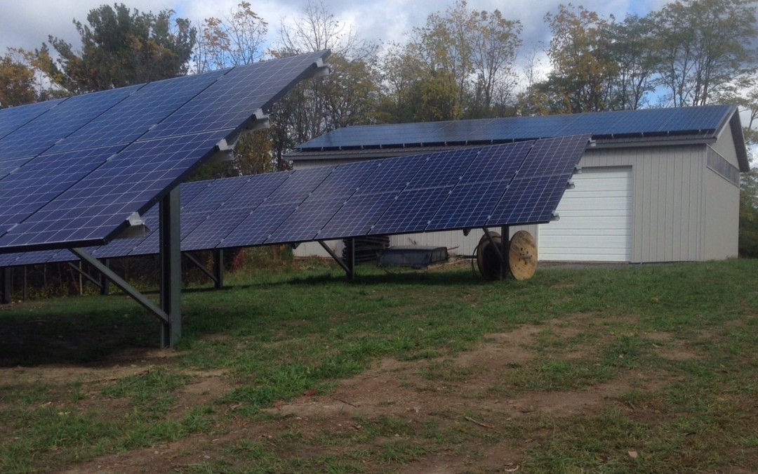 Solar Energy System Fully Operational Silver Thread Vineyard