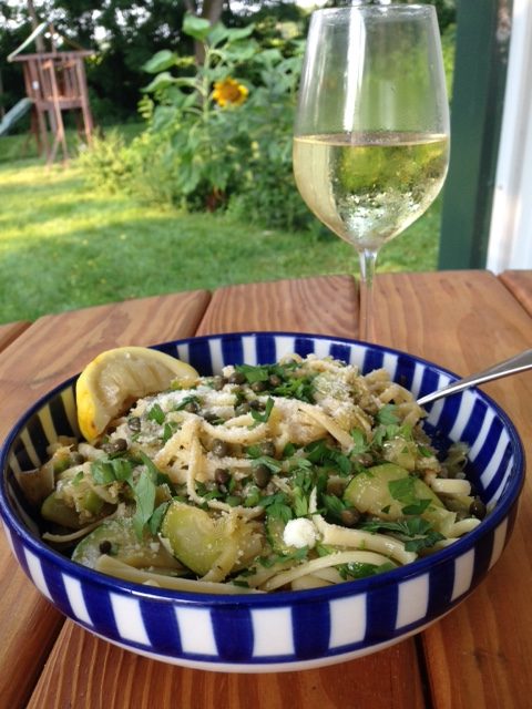 Perfect Summer Pairing Recipe: Dry Riesling with Leek & Lemon Fettucine ...