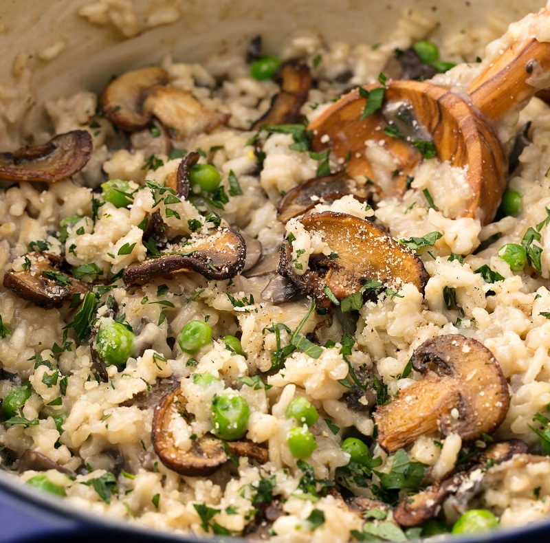 Recipe: Mushroom Risotto-pairs with Blackbird or Pinot Noir - Silver ...