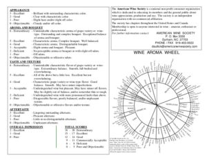 AWS Wine Evaluation Chart p. 2