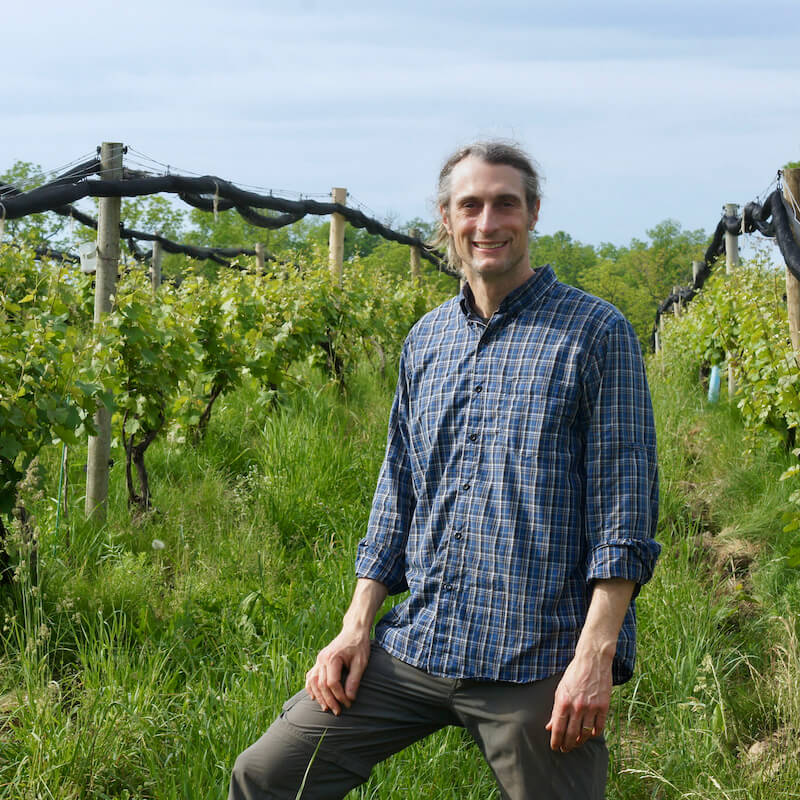 Winegrower/owner, Paul Brock Portrait