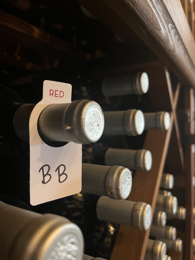 Library Bottles of Blackbird Red Wine