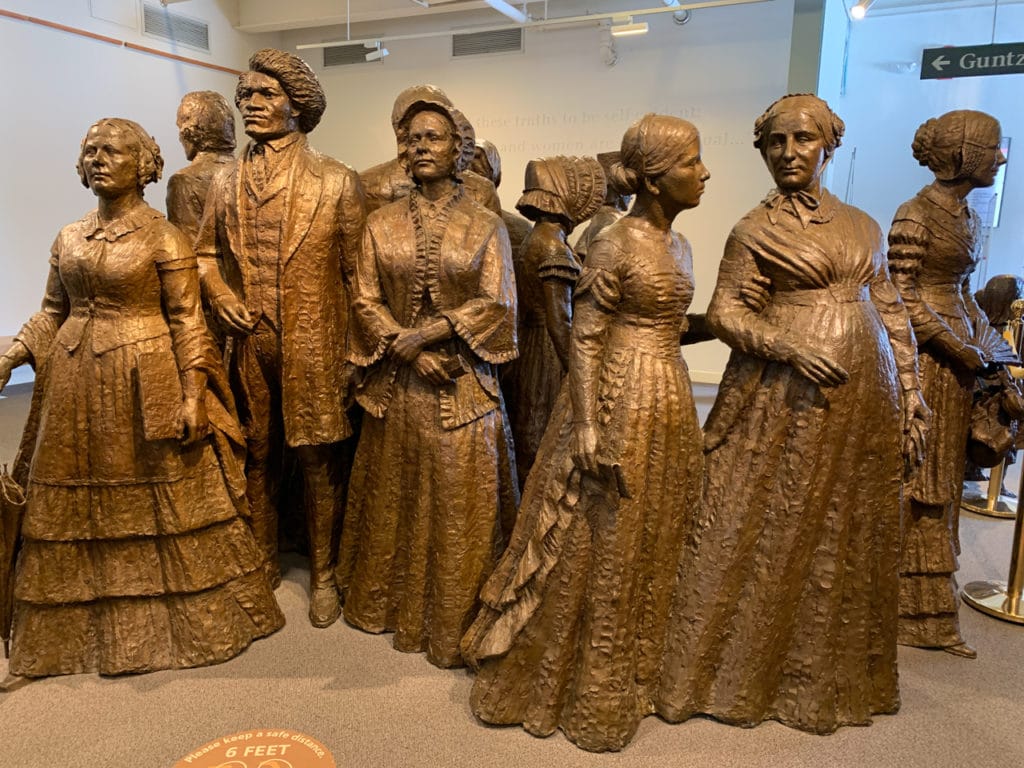 Women's Rights Park Statues